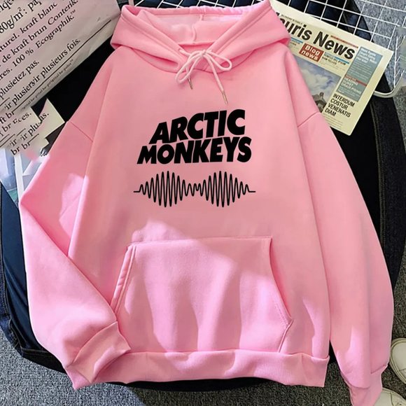 Comfortable Rock Arctic Monkeys Print Hoodie Hip Hop Coats Rapper Sweater Unisex - Picture 3 of 7